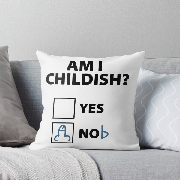 Item preview, Am I Childish? designed and sold by Angry Swan Designs.