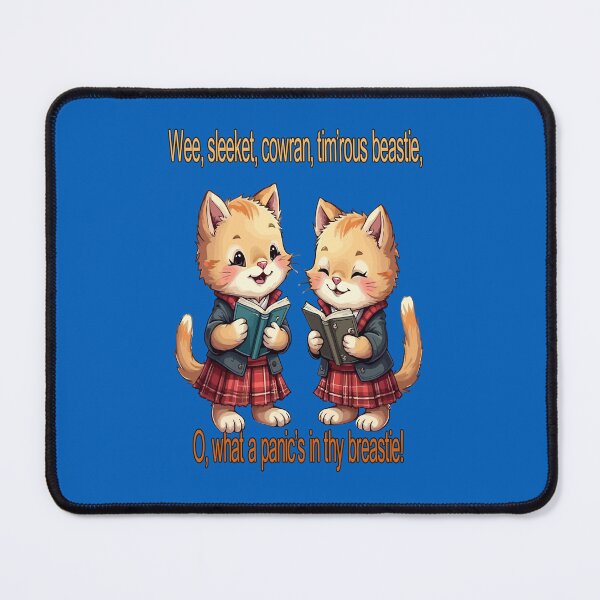 Item preview, Wee, Sleeket, Cowran, Tim’rous Beastie Cute Cat Burns Night designed and sold by taiche.