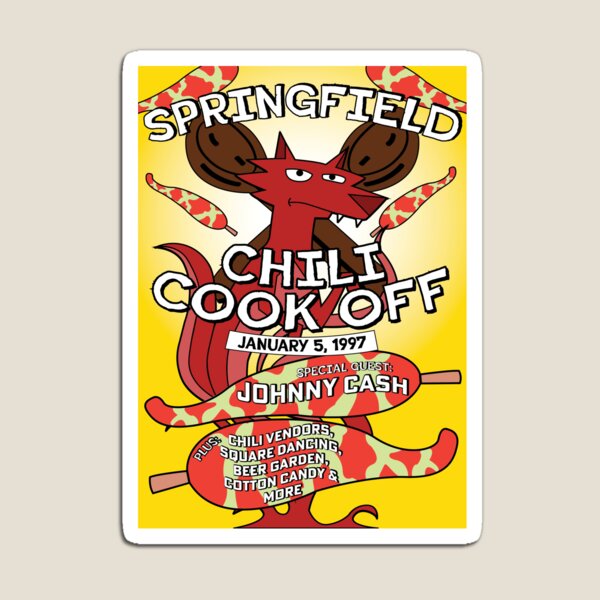 Item preview, Simpsons Chili Cook Off designed and sold by TFreemanMedia.