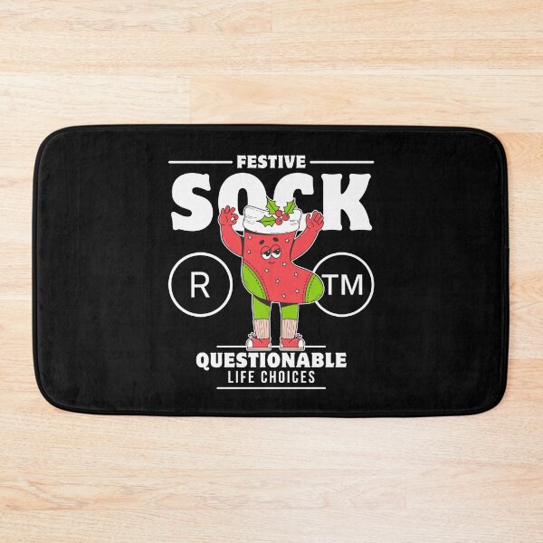 Item preview, Festive sock designed and sold by Peerless-Prime.