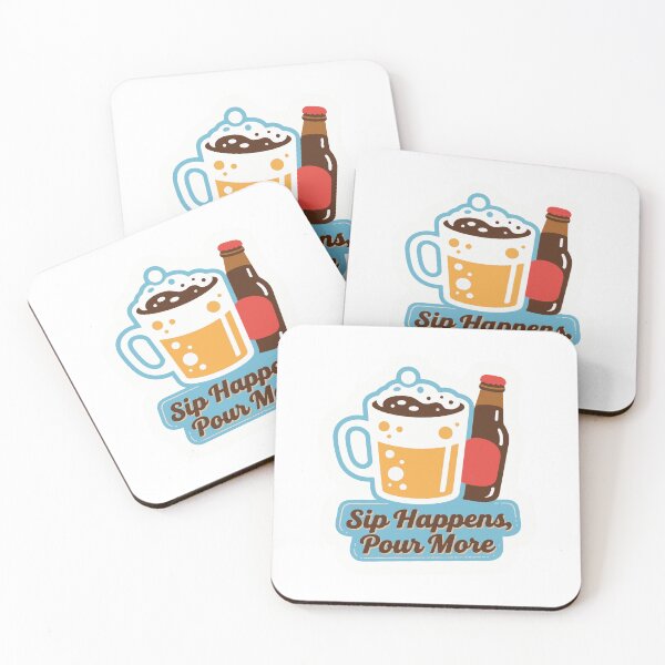 Item preview, Sip Happens, Pour More - Aussie Beer Can T-Shirt for True Beer Lovers designed and sold by TechBeeDesigns.