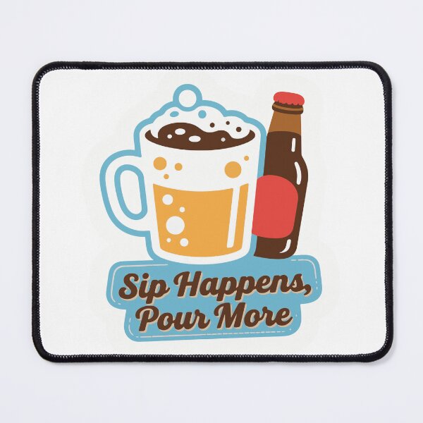Item preview, Sip Happens, Pour More - Aussie Beer Can T-Shirt for True Beer Lovers designed and sold by TechBeeDesigns.