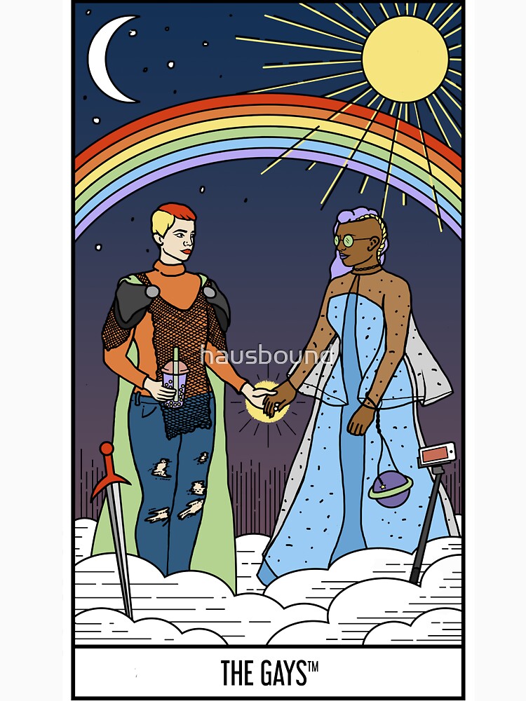 "The Gays" Tarot Card by hausbound
