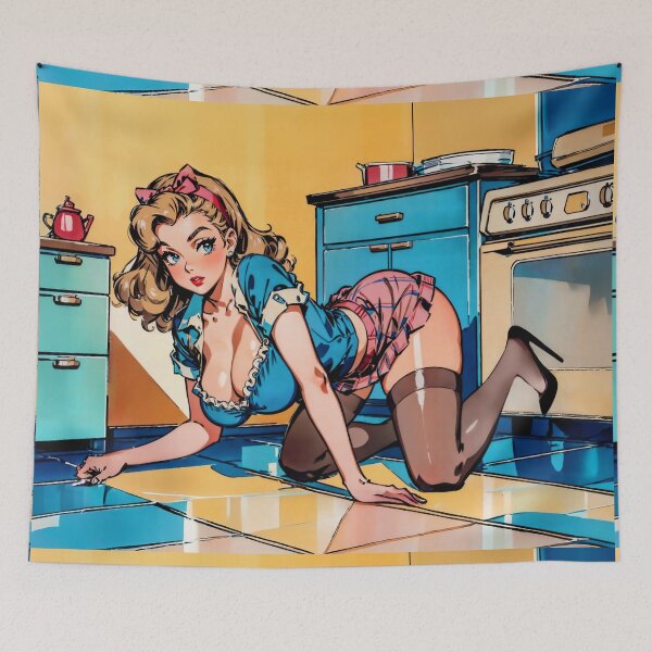 Item preview, Sexy 50s Vintage Housewife designed and sold by MikaseSan.