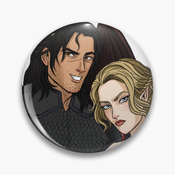 Item preview, Cassian & Nesta designed and sold by beatriz_isdrawing.