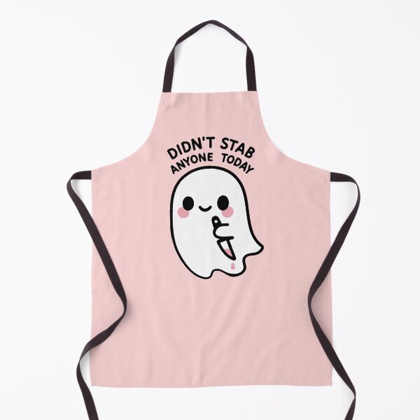 Item preview, Cute Ghost - Didn’t Stab Anyone Today designed and sold by FarieArt.