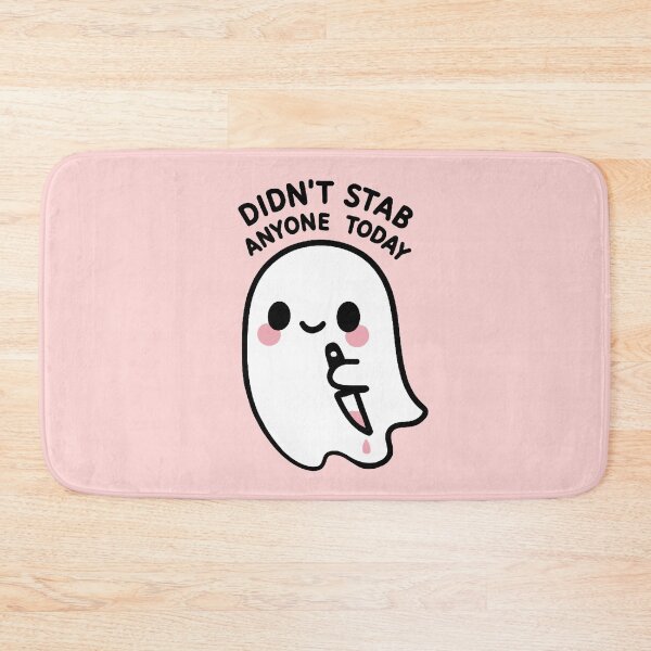 Item preview, Cute Ghost - Didn’t Stab Anyone Today designed and sold by FarieArt.