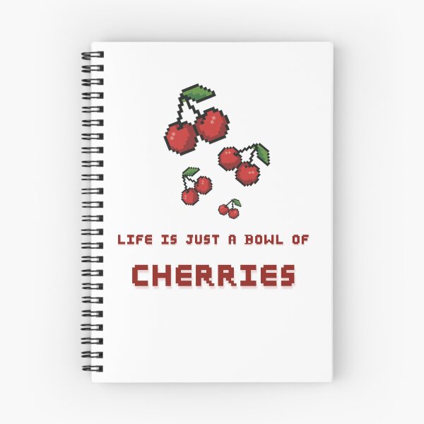 Item preview, Life is just a bowl of cherries Pixel Cherries designed and sold by EmsiPrintVault.
