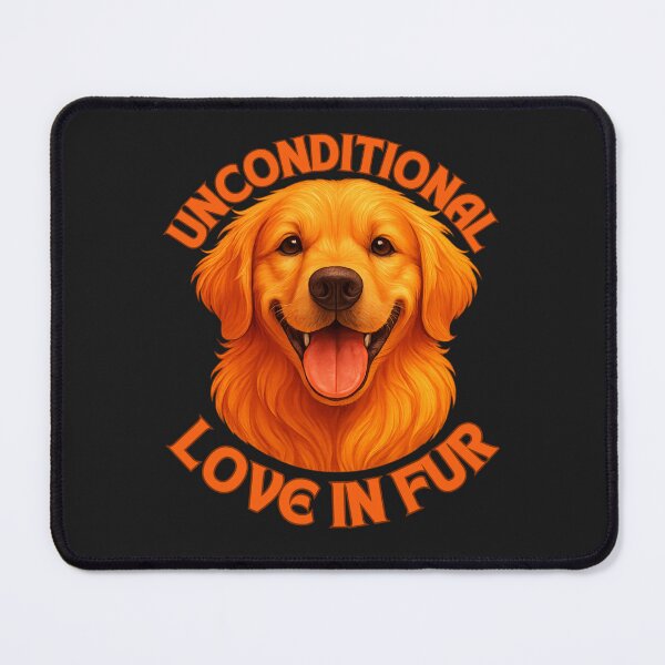 Item preview, Unconditional Love In Fur: Golden Retriever Emotional Pet Lover Art designed and sold by elynne9.