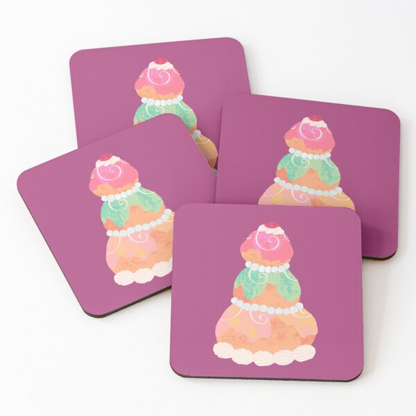 Item preview, Mendl's Beautiful Pink and Green Courtesan Au Chocolat designed and sold by Yulia Saraswati.
