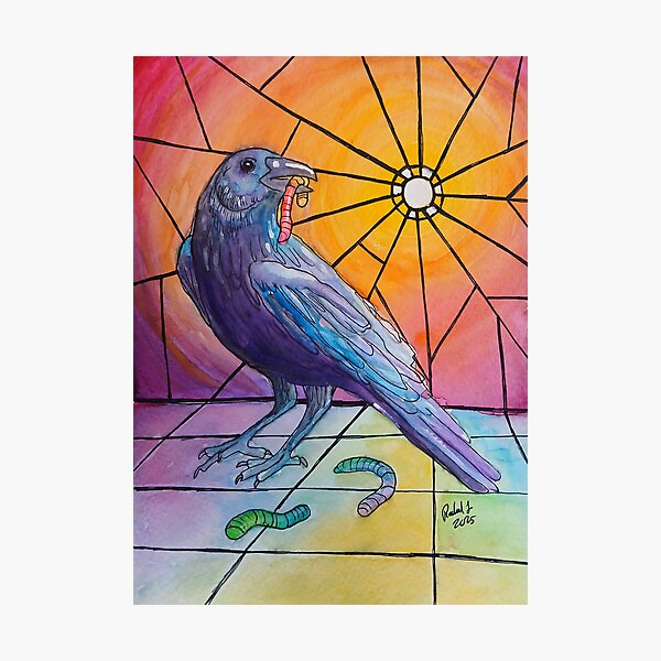 Aperçu de l'œuvre Holy Raven : Seigneur des Gummies créée et vendue par RLawrenceArt.