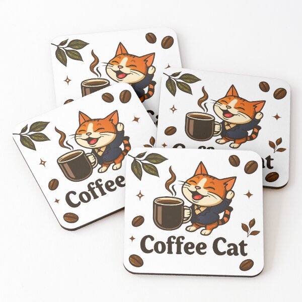 Item preview, Coffe Cat  designed and sold by NOON tee gallery.