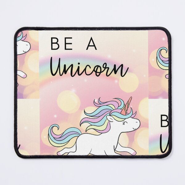 Item preview, Be a Unicorn – Magical Rainbow Poster designed and sold by Breaking Shop.