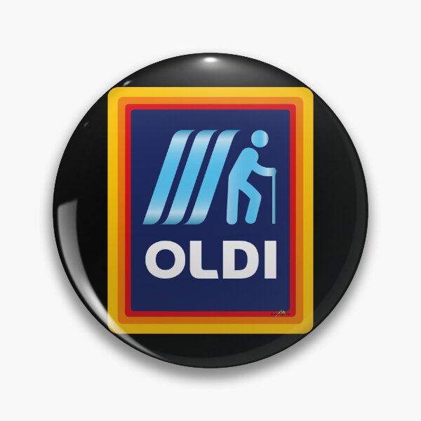 Item preview, Oldi Supermarket parody sticker t-shirt 01 designed and sold by OuterShellUK.