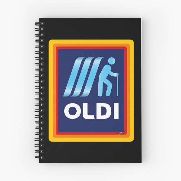 Item preview, Oldi Supermarket parody sticker t-shirt 01 designed and sold by OuterShellUK.