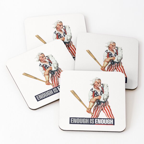 Artikelvorschau, Sam sagt: Genug ist genug; USA; entworfen und verkauft von StickerApe.