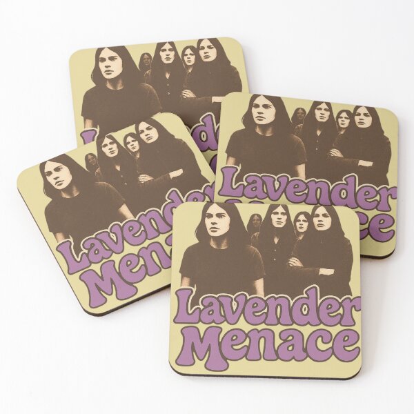 Item preview, Lavender Menace | Retro Feminist Graffiti Silhouette Design designed and sold by authenticwords.