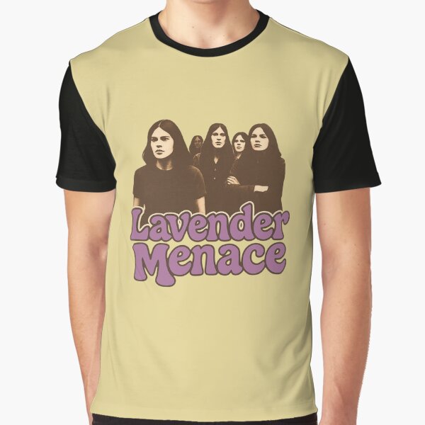 Item preview, Lavender Menace | Retro Feminist Graffiti Silhouette Design designed and sold by authenticwords.