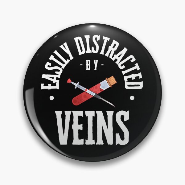Item preview, Easily Distracted By Veins Lab Draw designed and sold by NANursing.
