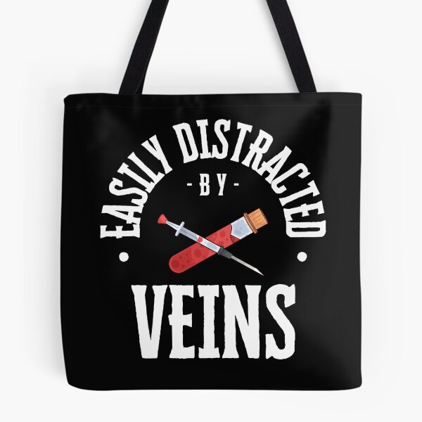 Item preview, Easily Distracted By Veins Lab Draw designed and sold by NANursing.