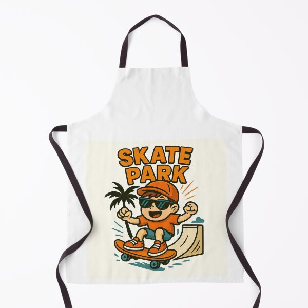 Item preview, Skate Park - Boy on Skateboard Fun Cartoon Design designed and sold by BistreaDesign.