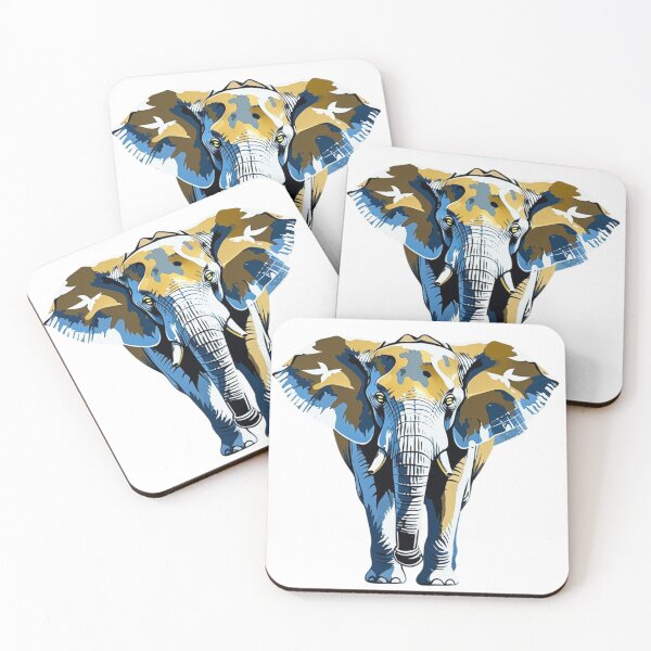 Item preview, Watercolor Elephant Art – Symbol of Strength, Wisdom & Endurance designed and sold by CulturalCurios.