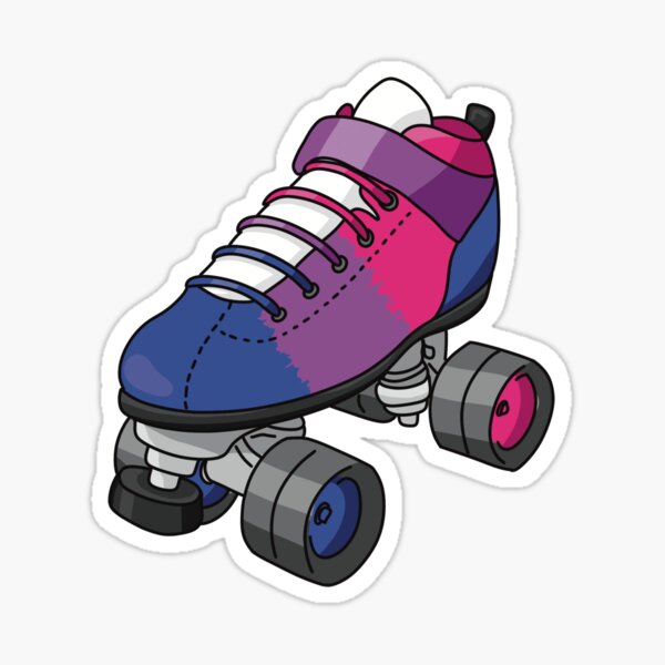 Item preview, Bisexual roller derby skate designed and sold by MyriadOfCrafts.