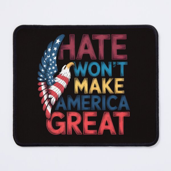 Item preview, Hate Won’t Make America Great – Rough Typography Protest Art designed and sold by Slavicsoul.