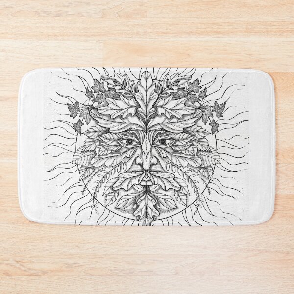 Item preview, Summer solstice Oak King designed and sold by TraceyEvansArt.