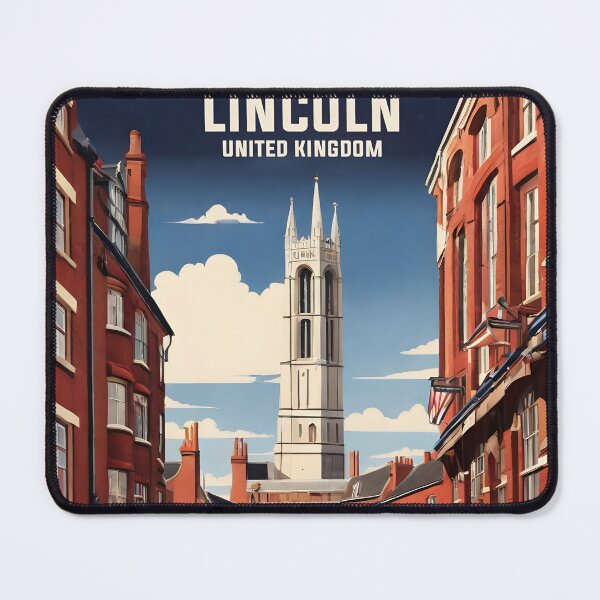 Item preview, Lincoln United Kingdom Vintage Travel Tourism designed and sold by TravelersGems.