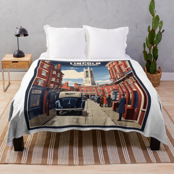 Item preview, Lincoln United Kingdom Vintage Travel Tourism  designed and sold by TravelersGems.