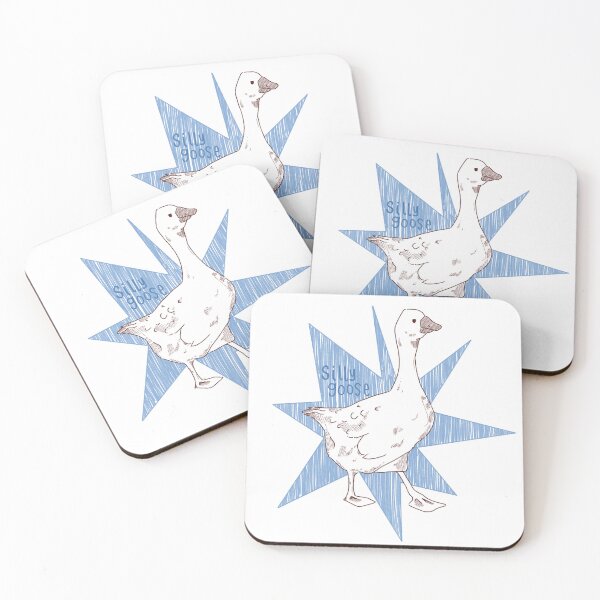 Item preview, Silly goose illustration designed and sold by ekj-designs.