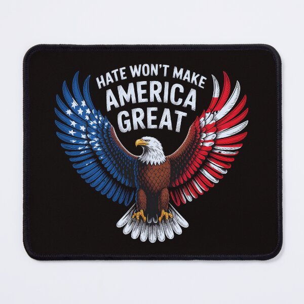 Item preview, Hate Won't Make America Great – Patriotic Eagle Sketch designed and sold by Slavicsoul.