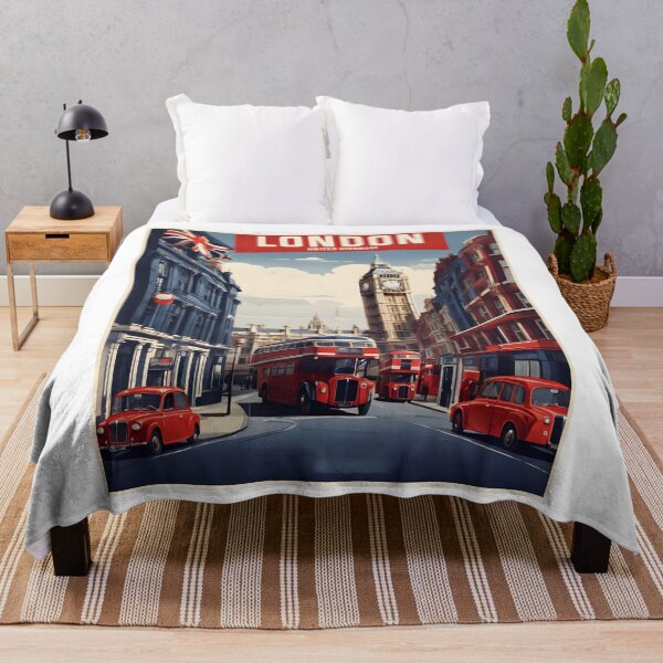 Item preview, London United Kingdom Vintage Travel Tourism  designed and sold by TravelersGems.