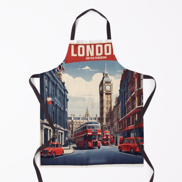 Item preview, London United Kingdom Vintage Travel Tourism designed and sold by TravelersGems.
