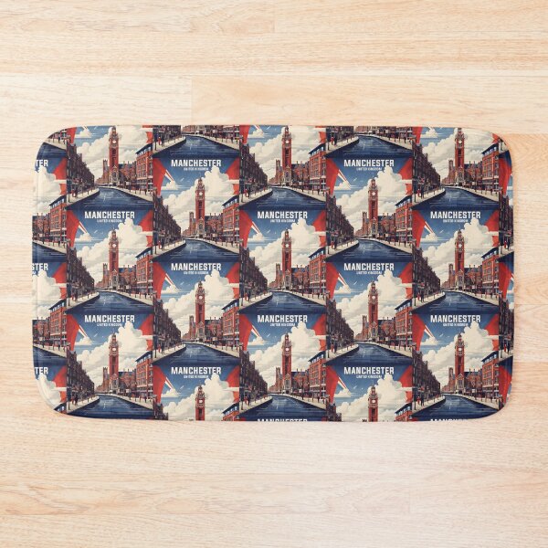 Item preview, Manchester United Kingdom Vintage Travel Tourism  designed and sold by TravelersGems.