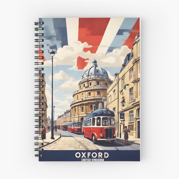 Item preview, Oxford United Kingdom Vintage Travel Tourism 2 designed and sold by TravelersGems.
