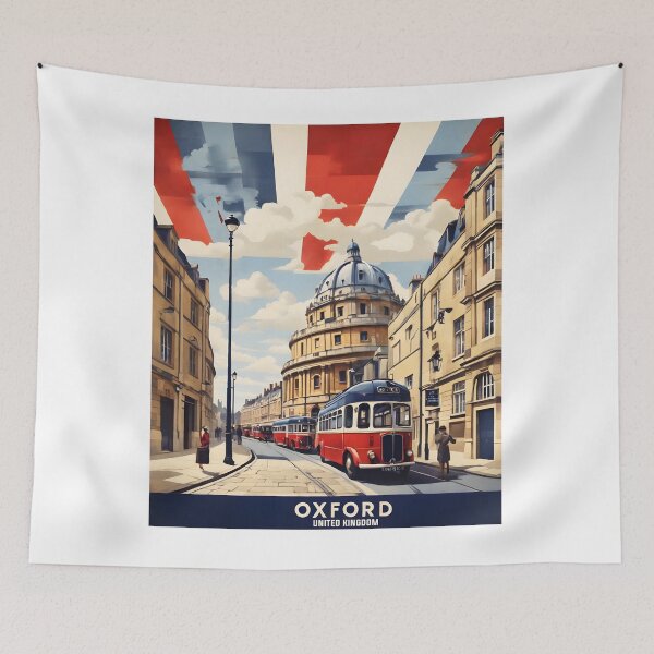 Item preview, Oxford United Kingdom Vintage Travel Tourism 2 designed and sold by TravelersGems.