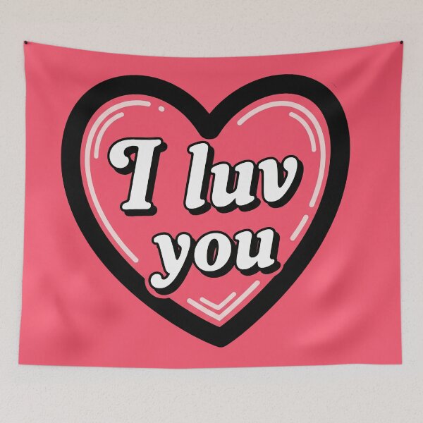 Item preview, I Luv You Heart Art designed and sold by Owcomm.