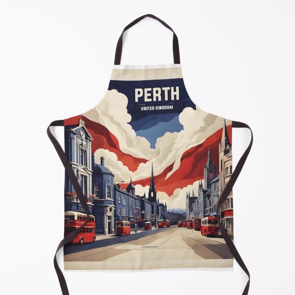 Item preview, Perth United Kingdom Vintage Travel Tourism designed and sold by TravelersGems.