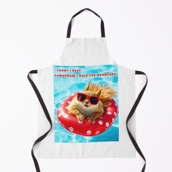 Item preview, Relaxed Squirrel Floating Art – Rest Today, Rule Tomorrow designed and sold by diaza.