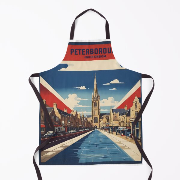 Item preview, Peterborough United Kingdom Vintage Travel Tourism designed and sold by TravelersGems.