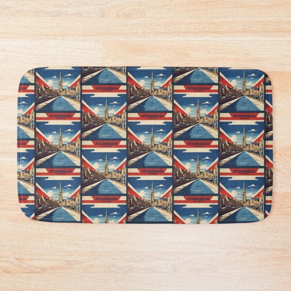 Item preview, Peterborough United Kingdom Vintage Travel Tourism  designed and sold by TravelersGems.