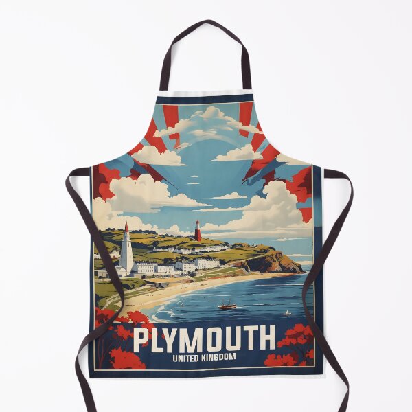 Item preview, Plymouth United Kingdom Vintage Travel Tourism designed and sold by TravelersGems.