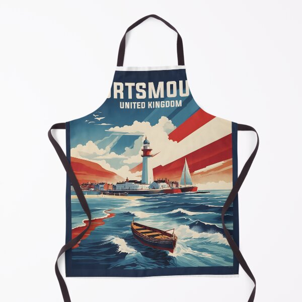 Item preview, Portsmouth United Kingdom Vintage Travel Tourism designed and sold by TravelersGems.