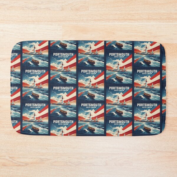 Item preview, Portsmouth United Kingdom Vintage Travel Tourism  designed and sold by TravelersGems.