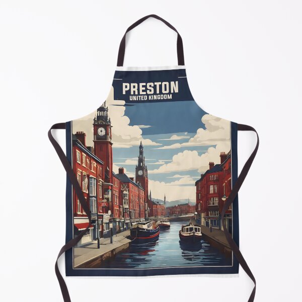 Item preview, Preston United Kingdom Vintage Travel Tourism designed and sold by TravelersGems.