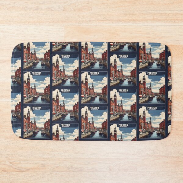 Item preview, Preston United Kingdom Vintage Travel Tourism  designed and sold by TravelersGems.
