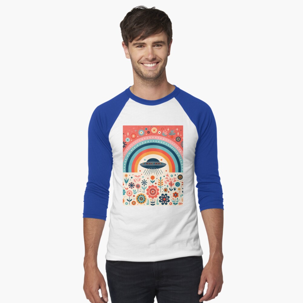 Item preview, Baseball ¾ Sleeve T-Shirt designed and sold by heidiannemorris.