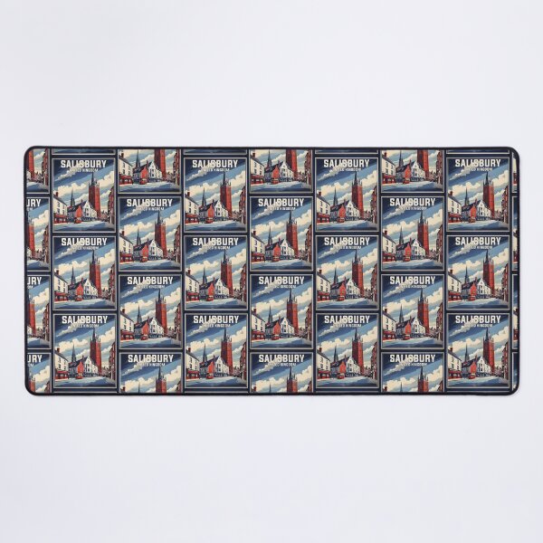 Item preview, Salisbury United Kingdom Vintage Travel Tourism  designed and sold by TravelersGems.